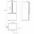 Electrolux 491L French Door Frost Free Fridge EHE5267SC image NaN