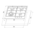 Omega OCG61X 60cm Natural Gas Cooktop image NaN