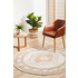 Rug Culture Mayfair Small Natural & Peach Rug 150X150CM - MAY-CAT-NAT-150X150 image NaN