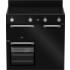 Beko 90 cm Black Induction Multi Door Freestanding Oven BRC916IMB image NaN