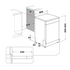 Whirlpool 60cm MaxiTub Freestanding Dishwasher Black WDFS3L5PBSAU image NaN