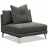 Kalona KYOTO Left Facing Extended Chaise Sofa Pewter WS-205-LCS-VILA-27 image NaN