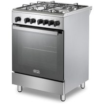 DeLonghi 60cm Freestanding Dual Fuel Cooker Stainless Steel DMX64LDC hero image