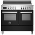 Bertazzoni 100cm Nero Induction Freestanding Double Oven PRO105I2ENET image NaN