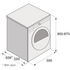 ASKO T408HDW 8kg Heat Pump Dryer image NaN