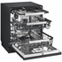 LG 60cm 15 Place QuadWash Built Under Dishwasher Matte Black with TrueSteam XD3A25UMB image NaN