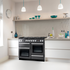 Falcon 110cm Nexus Freestanding Dual Fuel Oven/Stove Slate and Nickel NEX110DFSL-CH  image NaN