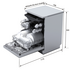 Euro Appliances 45cm Freestanding Slimline Stainless Steel Dishwasher EDS45XS image NaN