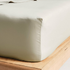 Linen House Augusta 500TC Taupe Queen Fitted Sheet 50cm 01841F730 image NaN