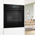 Bosch 60cm Series 8 Built-In Oven with Added Steam Function Black HRG978NB1A image NaN