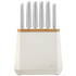 Furi Pro Stone Knife Block Set Snow Terrazzo Seven Piece 41511 image NaN