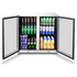 Husky 203L Double Door Home Bar Drinks Chiller White C2HHMBWHAU image NaN