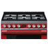 Smeg 90cm Portofino Freestanding Dual Fuel Oven/Stove Coral Red CPF9GPRA  image NaN
