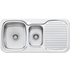 Oliveri Lakeland 1 and 1/2 Bowl Right Hand Drainer Sink LL126 image NaN
