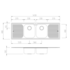 Oliveri DZ153 Diaz Double Bowl Double Drainer Topmount Sink image NaN