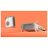 DeLonghi 2400W Capsule Fit Fan Heater White HFS70B24WH image NaN