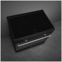 Smeg 90cm Induction Freestanding Oven Black CX91IMBL hero image