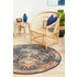 Rug Culture Legacy Small Multi-coloured Rug 150X150CM - LEG-854-NAVY-150X150 image NaN