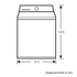 Haier HWT10MW2 10kg Top Load Washing Machine image NaN