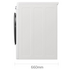 LG 8kg Front Load Washing Machine WD1408NCW image NaN