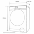 Electrolux 9kg/5kg Washer Dryer Combo EWW9043ADWA image NaN