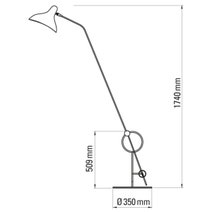 DCW Editions Mantis Floor Lamp - Black BS8-L-BL hero image