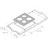 Westinghouse 60cm Ceramic Cooktop WHC642SC  image NaN