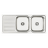 Abey EN200R Entry Double Bowl Left Hand Drainer Sink image NaN