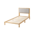 Zinus Arden King Single Bamboo Wood Bed Frame with Upholstered Headboard AU-FPWNH8ZC-08B image NaN