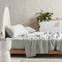 Linen House Augusta 500TC Grey Single Sheet Set 01706F731 image NaN