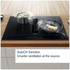Bosch 70cm Series 6 Induction Cooktop with Downdraft Ventilation Black PVQ711H26E image NaN