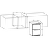 NAPOLEON 112L Two Drawer Fridge-Freezer Stainless Steel NAPFFD image NaN