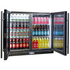 Schmick 233L Heated Glass Quiet Under Bench Black Bar Fridge SK206-B-HD image NaN