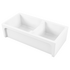 Abey Chambord Charles II 1 and 3/4 Bowl Fireclay Sink CHARLES-2W image NaN