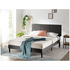Zinus Single Cambril Bed Frame Fabric Bed Base Upholstered Kids Dark Grey AU-FPPBC1-38S image NaN