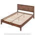 Zinus King Deluxe Solid Wood Bed Frame Dark Brown AU-PWPBBHE-12K image NaN