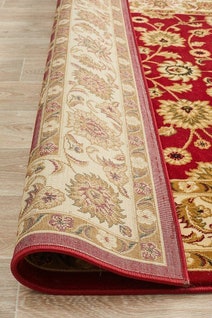 Rug Culture Sydney Large Red Ivory Rug 290X200CM - SYD-1-RI-290X200 hero image