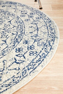 Rug Culture Evoke Small White Rug 150X150CM - EVO-258-WHI-150X150 hero image