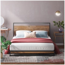Zinus Ironline Metal & Wood Bed Frame King AU-IRPBH-K hero image