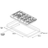 Westinghouse 90cm Natural Gas Stainless Steel Cooktop WHG958SC image NaN