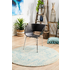Rug Culture Evoke Medium White Blue Rug 200X200CM - EVO-253-WBLU-200X200 image NaN