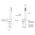 Rogerseller Tonic Baton Shower on Integrated Union - Matte Black 3506003311 image NaN