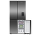 Fisher & Paykel Series 7 690L Quad Door Refrigerator with Ice and Water Black Stainless Steel RF730QNUVB1 image NaN