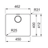 Franke Mythos 340mm Single Bowl Topmount Sink MYX210-34B image NaN