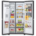 LG 635L Side by Side InstaView Fridge with Ice & Water Dispenser Matte Black GS-V600MBLC image NaN