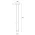 Rogerseller Tonic 300mm Ceiling Shower Arm - Graphite 3506000105 image NaN