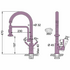 Franke Professional Pull-Out Tap Stainless Steel TA9101 image NaN