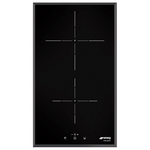 Smeg 30cm Induction 2 Burner Cooktop Black SI5322B hero image