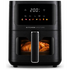 Kitchen Couture 4.5L Clear View Colour Touch Air Fryer Black 10005842 image NaN