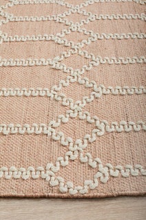 Rug Culture Hudson Large Nude Rug 280X190CM - HUD-805-NUD-280X190 hero image
